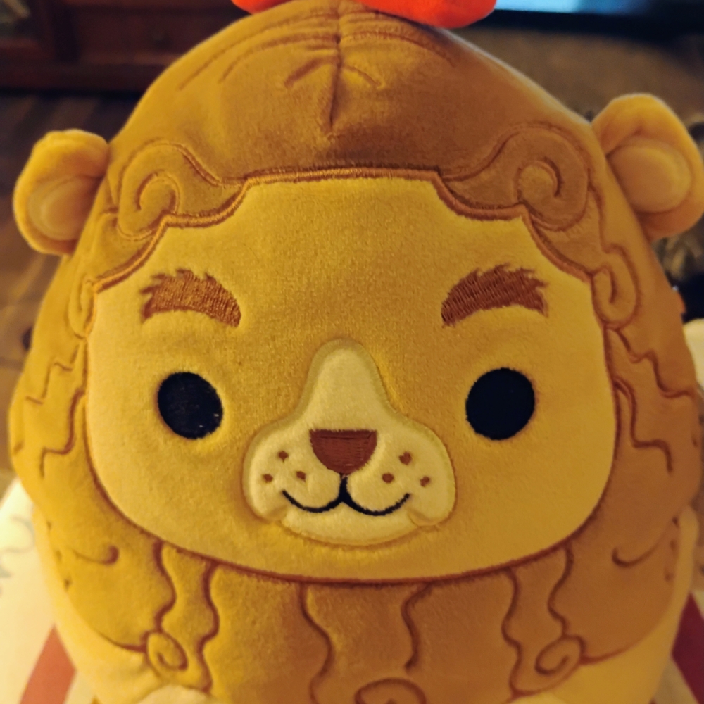 Squishmallows Lion Plush - Brown and Cream